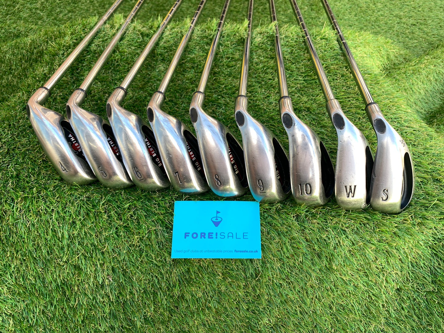 Callaway Big Bertha 2004 iron set (4i-SW)