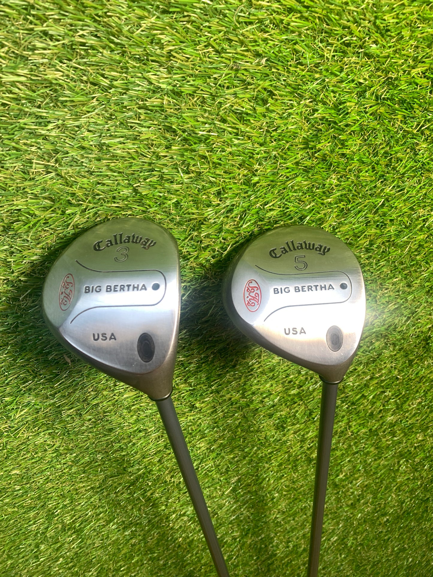 Callaway Big Bertha 3 & 5 fairway woods