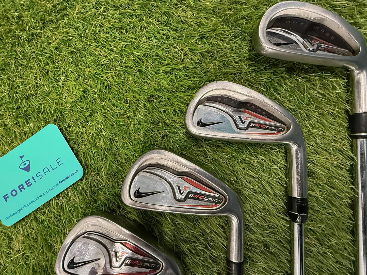 Nike V Pro Cavity Irons (5-PW, regular flex)