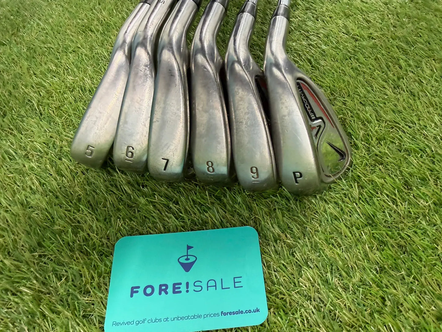 Nike V Pro Cavity Irons (5-PW, regular flex)