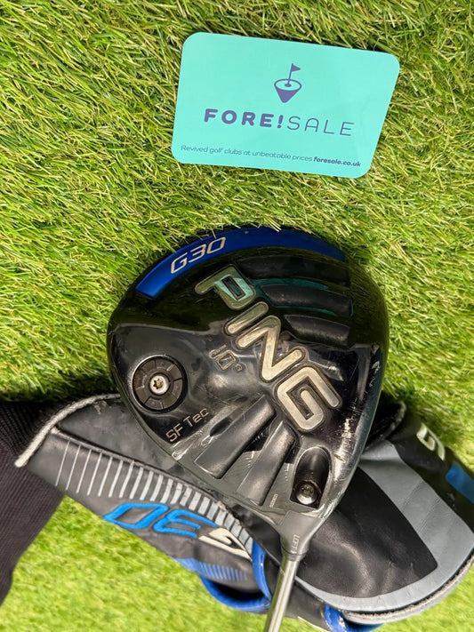 Ping G30 SF TEC Driver (10° adjustable, Stiff Flex Ping Tour 65 Shaft)