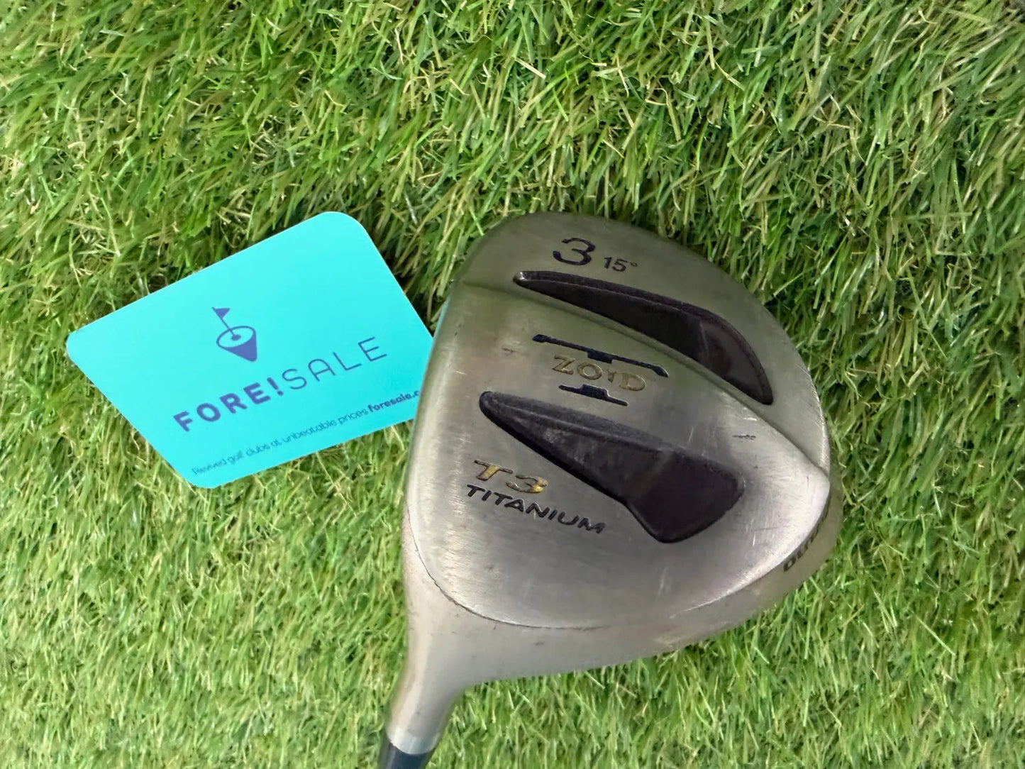 Mizuno T Zoid T3 Titanium 3 Wood (15°, Regular Graphite Shaft, Left Handed)