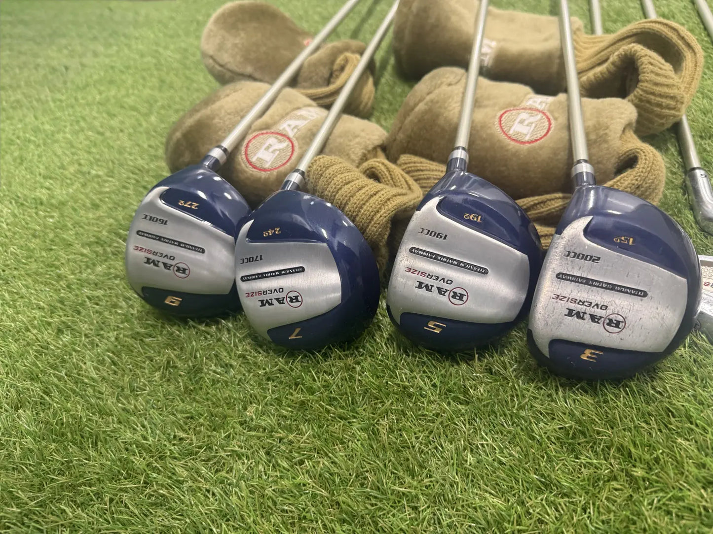 Ram Oversize Golf Set (3w 5w 7w 9w, 5i-SW, Putter - Ladies Flex)