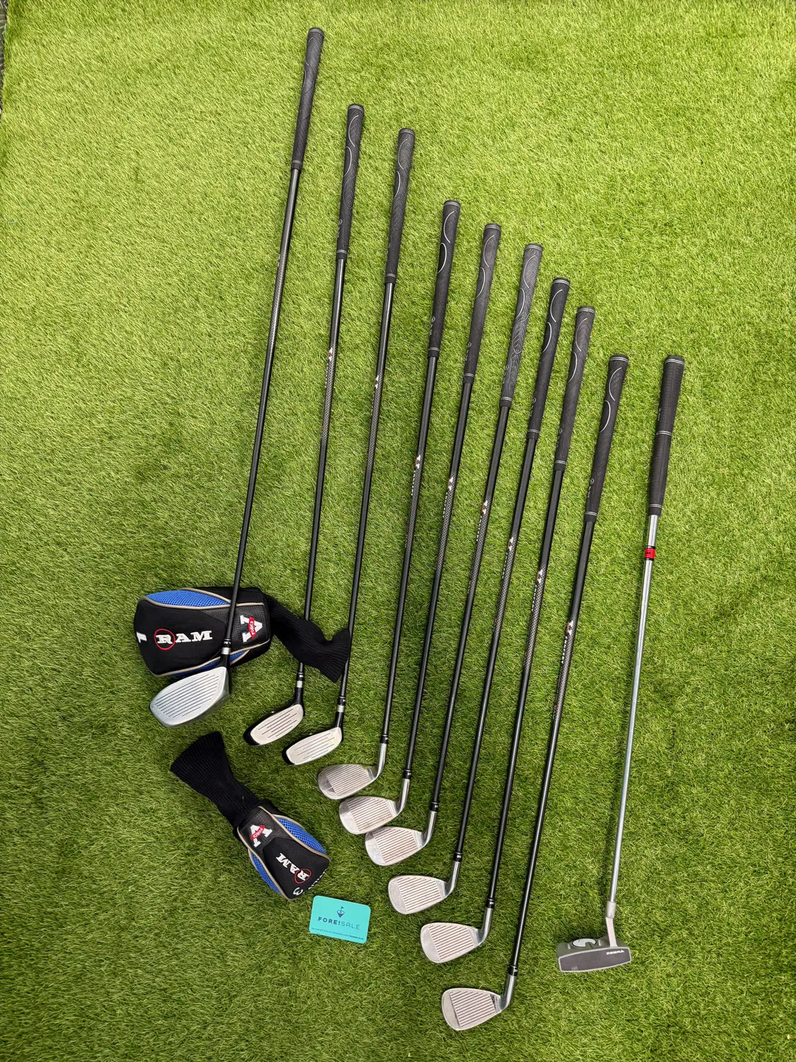 RAM Concept Golf Club Full Set (Driver, 3&4 Hybrids, 5i-SW, Putter)