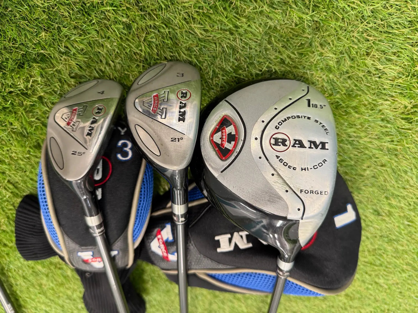 RAM Concept Golf Club Full Set (Driver, 3&4 Hybrids, 5i-SW, Putter)