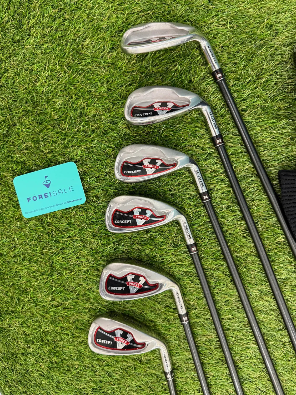 RAM Concept Golf Club Full Set (Driver, 3&4 Hybrids, 5i-SW, Putter)