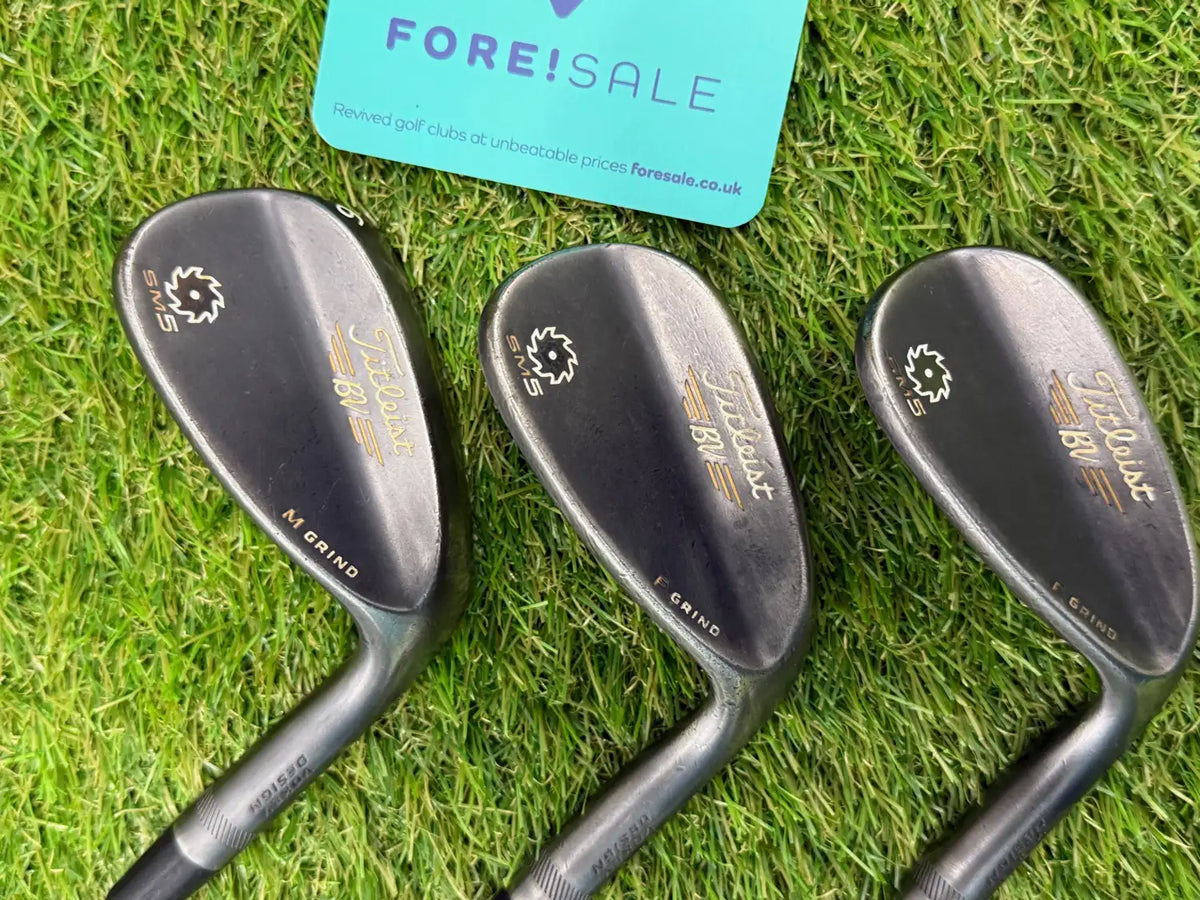 Titleist Vokey Wedge set 48°, 52°, 56° (Right hand, Stiff Flex)